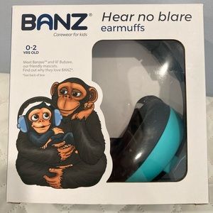 Baby BANZ Earmuffs Hearing Protection 0-2 NIB